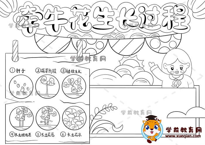 牽?；ㄉL(zhǎng)過(guò)程手抄報(bào)