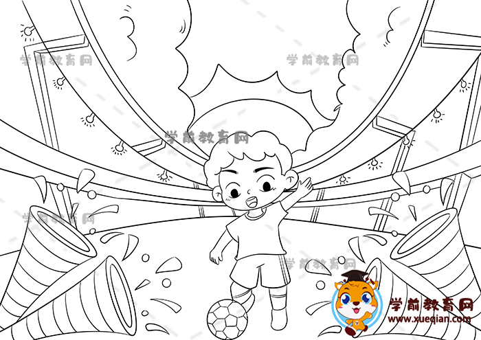 世界杯兒童畫(huà)