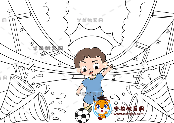 世界杯兒童畫(huà)