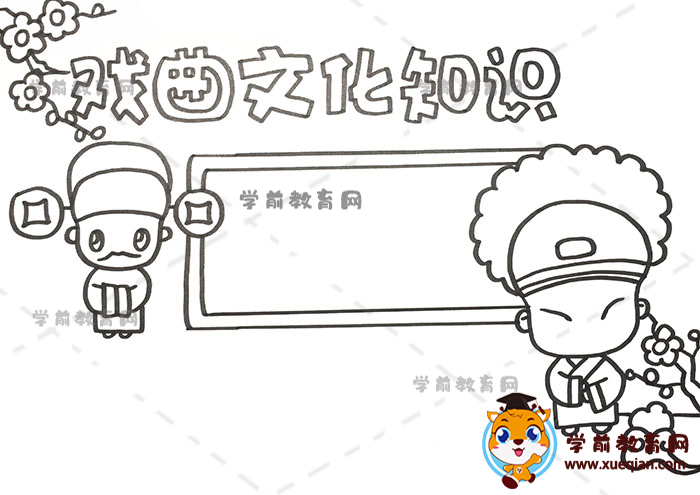 戲曲文化知識手抄報