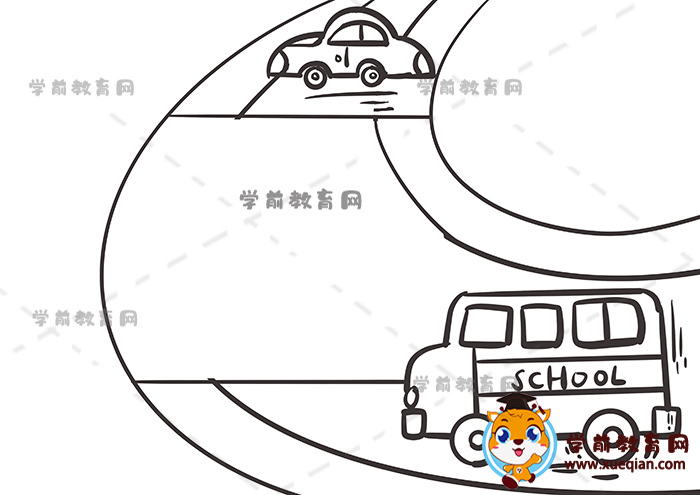 愛路護(hù)路手抄報