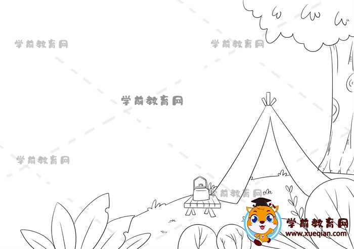 秋天兒童畫