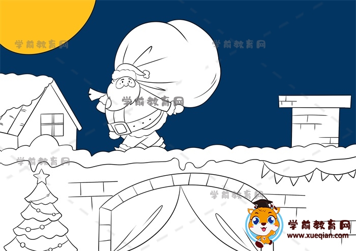圣誕節(jié)兒童畫(huà)