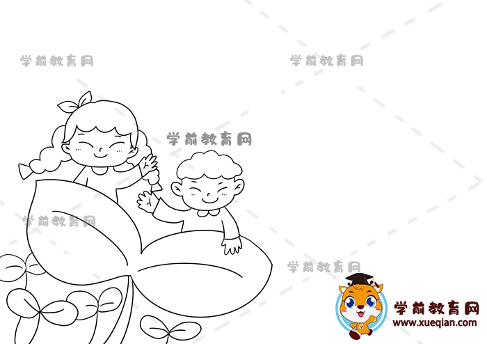 護(hù)苗行動手抄報