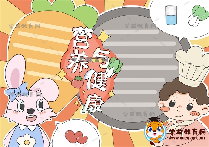 營養(yǎng)與健康手抄報(bào)