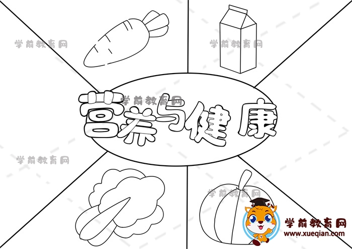 營養(yǎng)與均衡手抄報(bào)