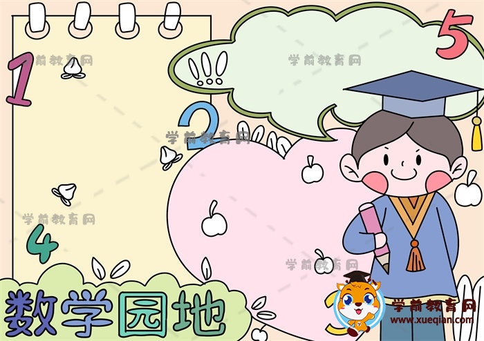 數(shù)學(xué)園地手抄報(bào)